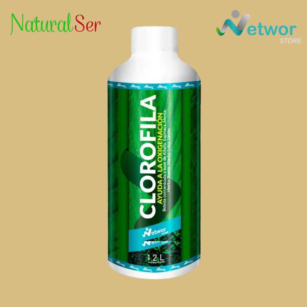 Clorofila producto líquido de la marca networstore Tienda Naturalser Peru